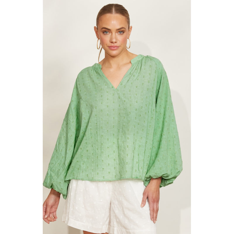 Top Zephyr Blouse - Jade