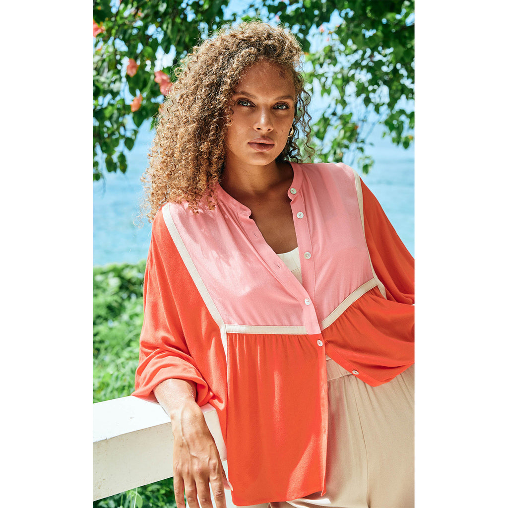 Top Alegria Spliced - Cameo/Coral