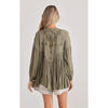 Top Angel Blouse - Olive Lurex