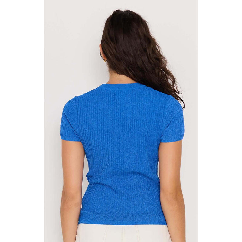 Top Apollo Rib Knit Tee