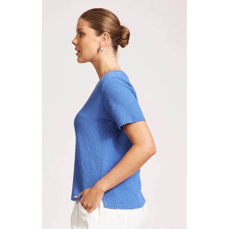 Top Artemis V Knit - Aegean