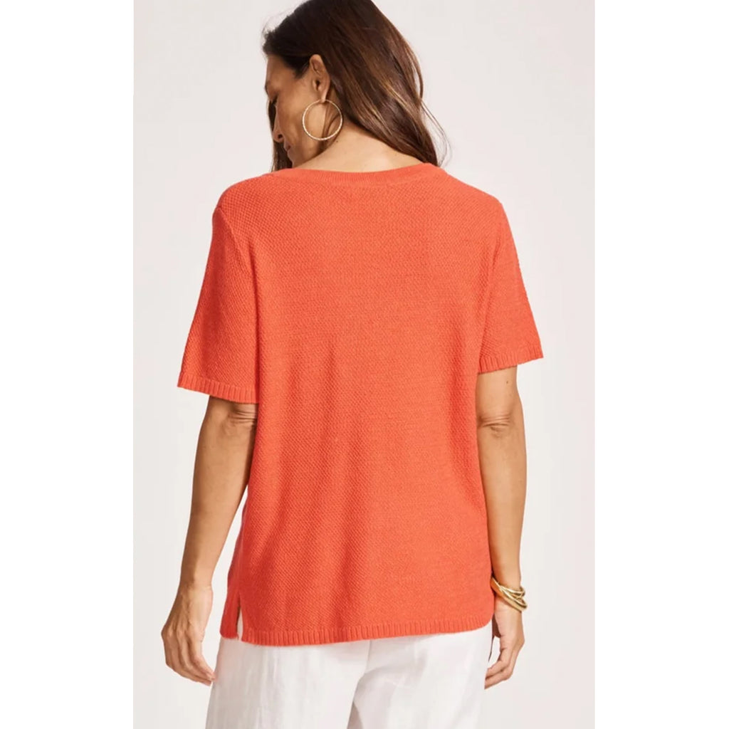 Top Artemis V Knit - Coral