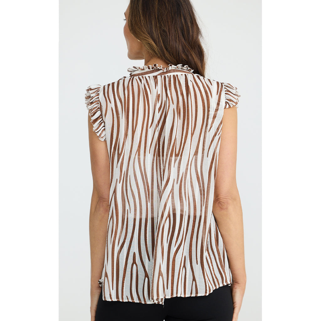 Top Broadway - Choc Zebra