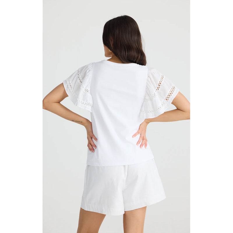 Top Chloe Tee - White