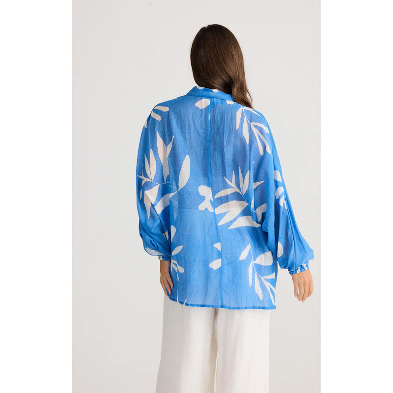 Top Cliffside Shirt - Blue Passion Flower