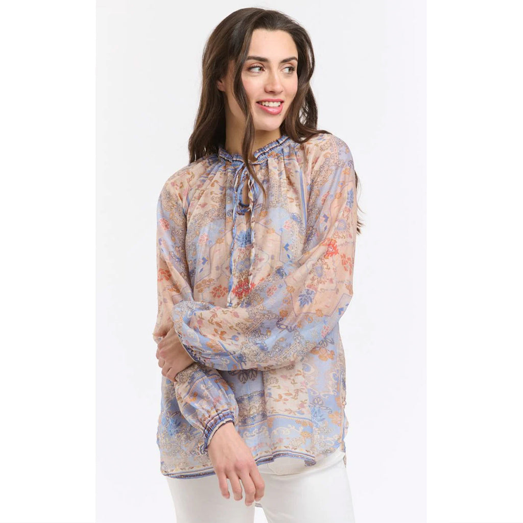 Top Emily Ruffle Collar Shirt One Size