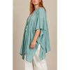 Top Fleur Cape ONE SIZE - Seafoam