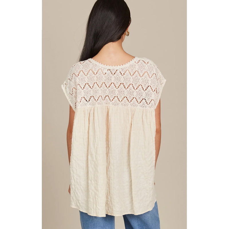 Top Fleur Relaxed ONE SIZE - Canvas