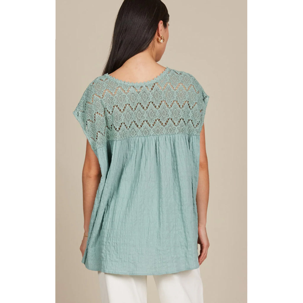 Top Fleur Relaxed ONE SIZE - Seafoam