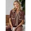 Top Floor Plan Shirt - Coffee
