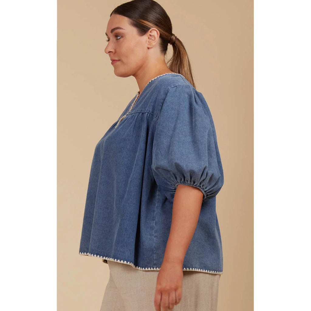 Top Freya - Denim
