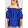 Top Halcyon Ruched - Cobalt