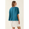 Top Ingrid Pleat - Baltic