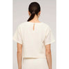 Top Lyric Boxy Crop Tee