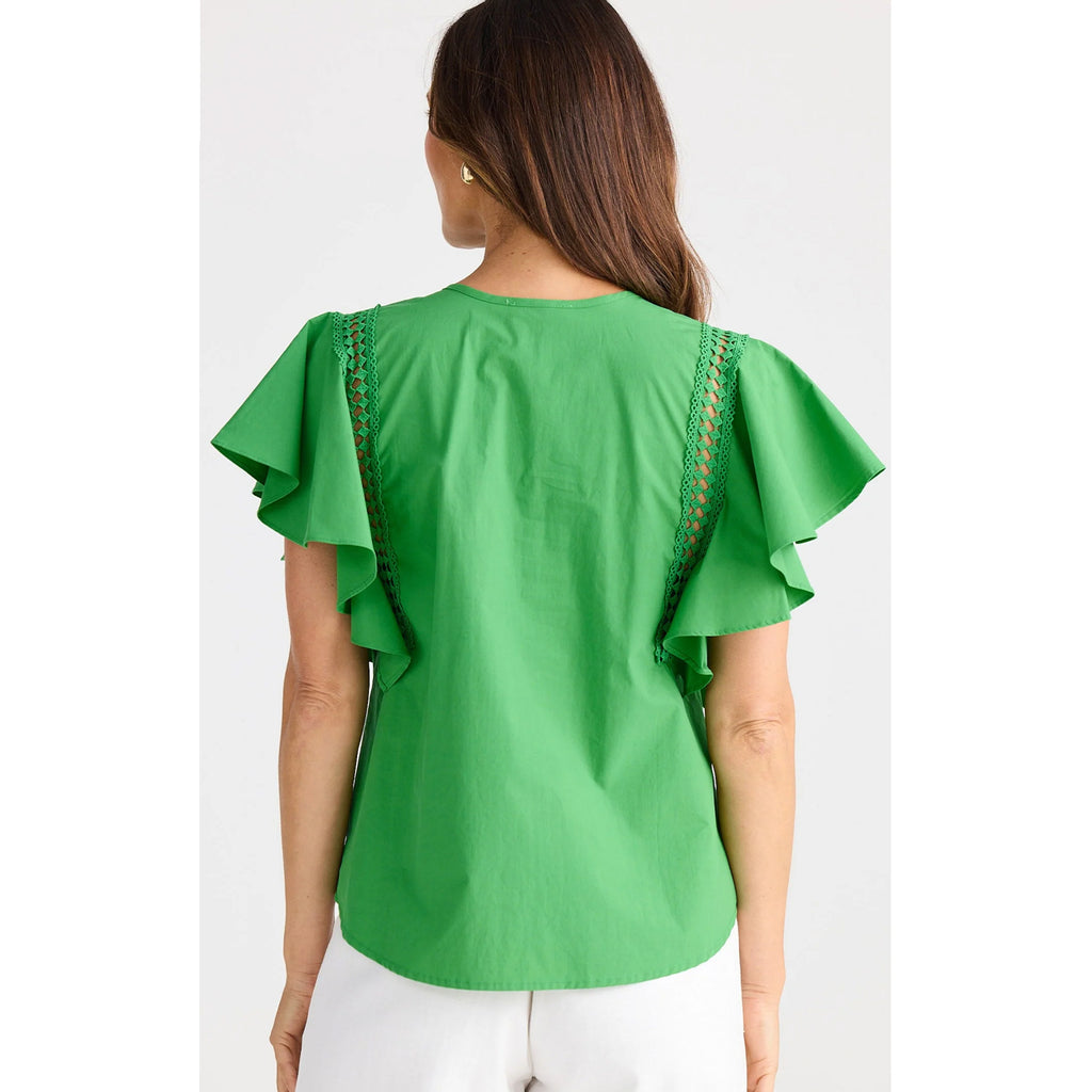 Top Marcia Blouse - Jade