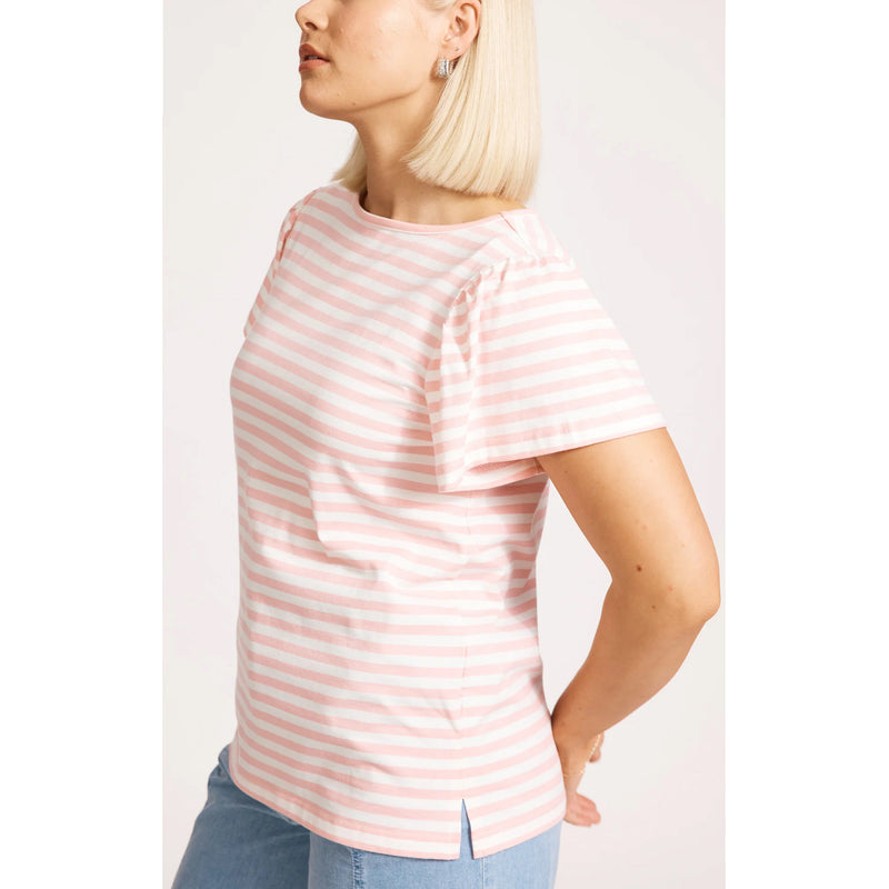 Top Margherita Stripe Tshirt - Cameo
