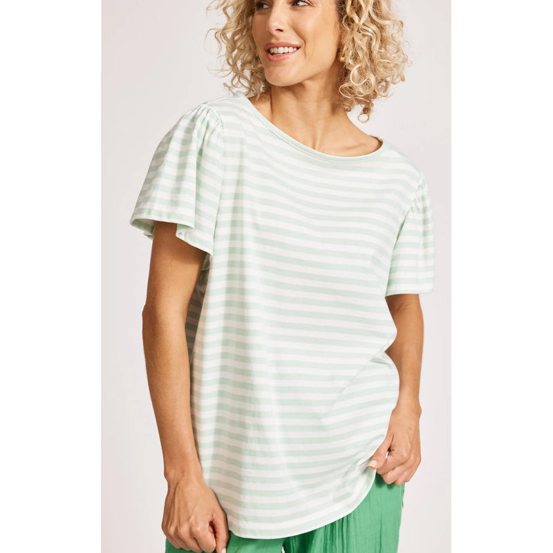 Top Margherita Stripe Tshirt - Mint