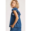 Top Melenia Denim Frill - Indigo