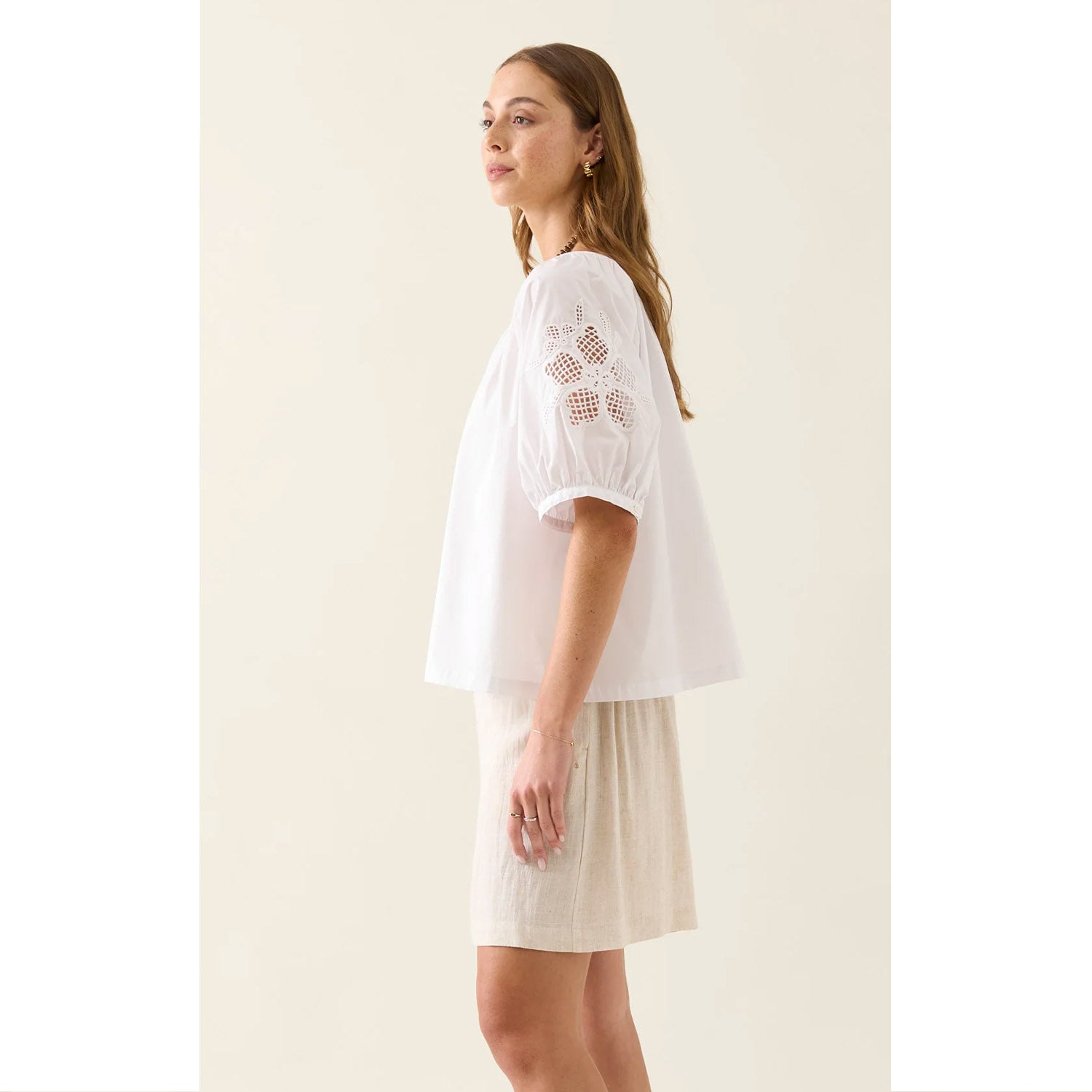 Top Nilsa Button - Lotus
