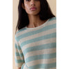 Top Stripe Summer Tee - Duck egg