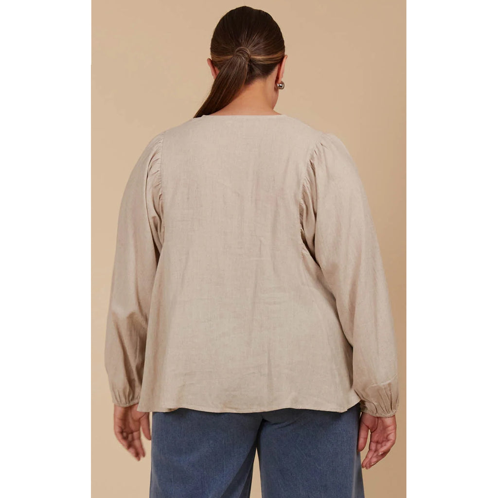 Top Venus Blouse - Canvas