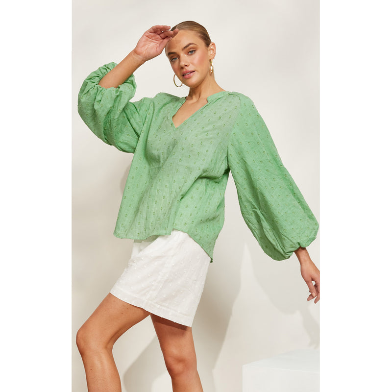 Top Zephyr Blouse - Jade