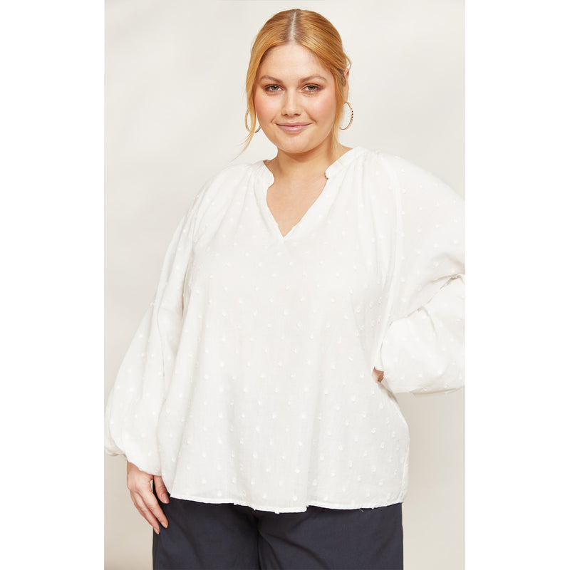 Top Zephyr Blouse - Opal