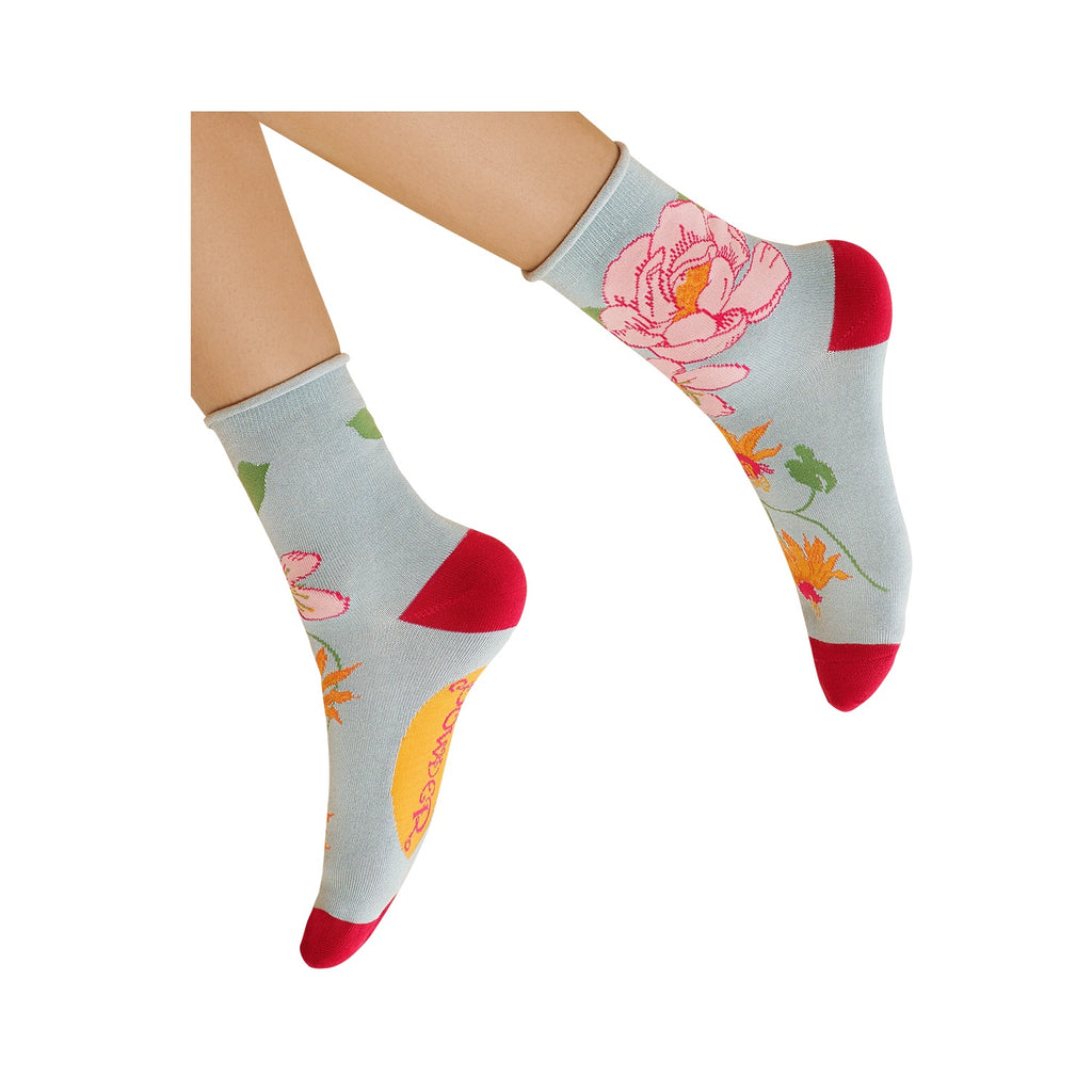 Socks Women's Tropical Flora - Ice