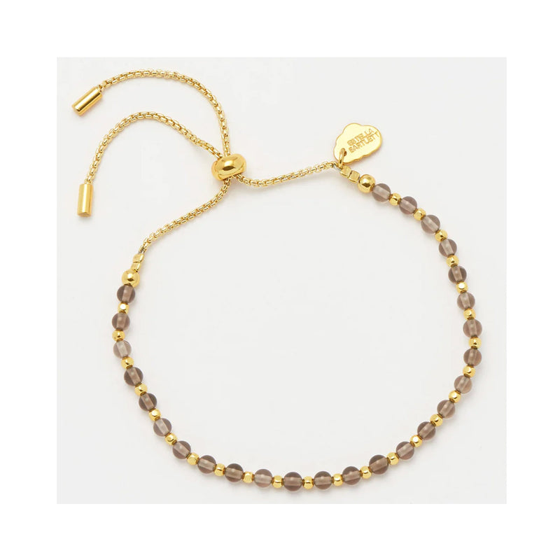 Bracelet Amelia Smoky Quartz Gold Plated