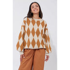 Jumper Casablanca Lurex - Sand Dune