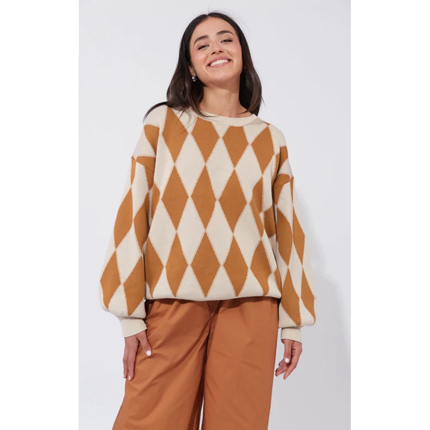 Jumper Casablanca Lurex - Sand Dune