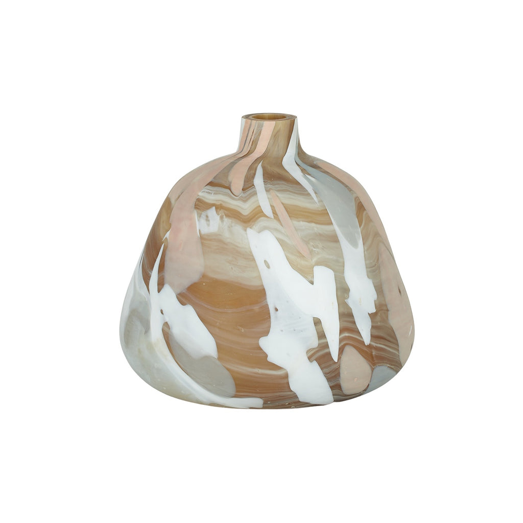 Vase Agra - Tan & Nude