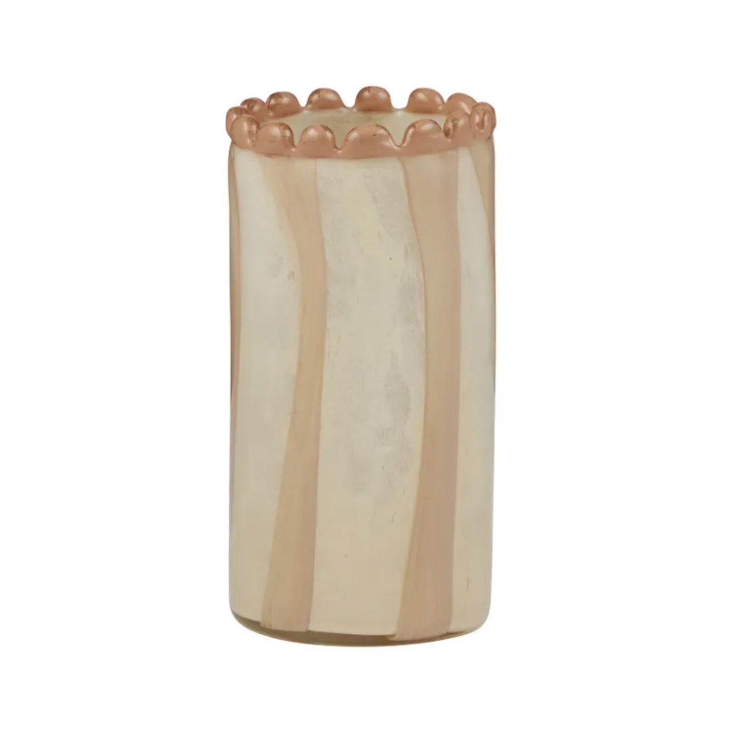 Vase Pettine Stripe Glass 12.5x23.5cm