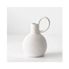 Vase Pilu with Handle - White
