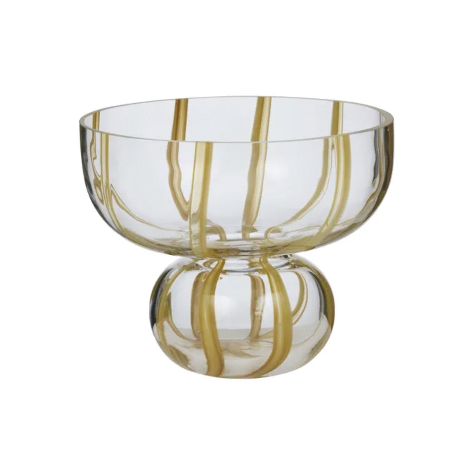 Vase Walker Glass 25cm - Mustard