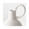Vase Pilu with Handle - White