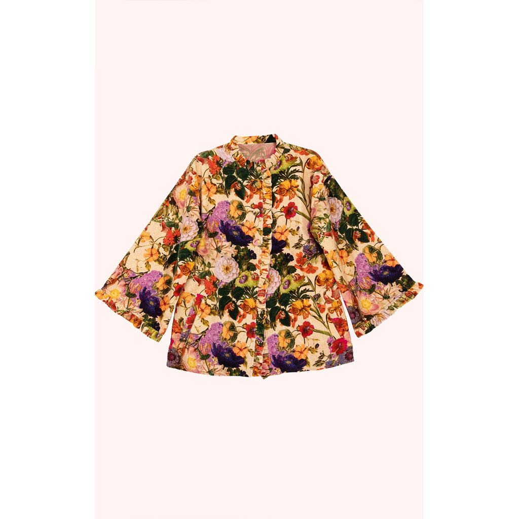 Jacket Velvet - Cream Posy