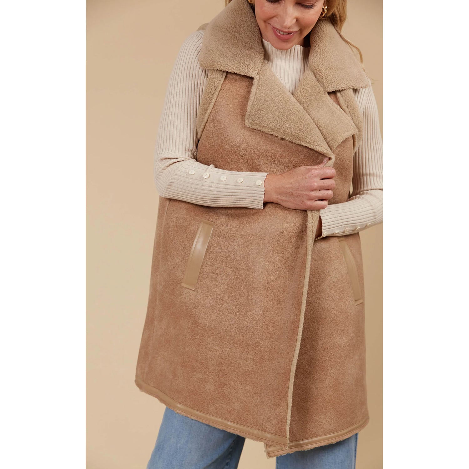 Vest Eris - Camel