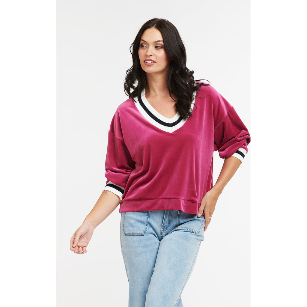 Jumper Velour Pink ONE SIZE