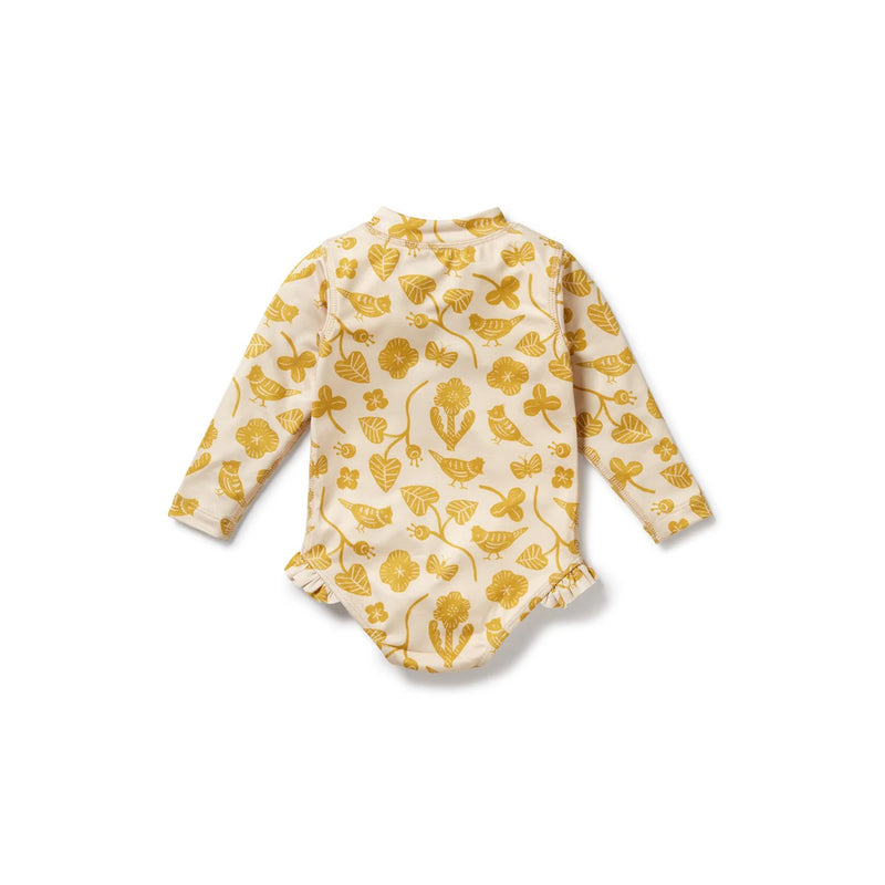 Swimsuit Long Sleeve - Goldie Floral