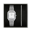 Watch Gift Set Gracieuse Silver Link & Eleve Silver Tennis Bracelet Gift Set
