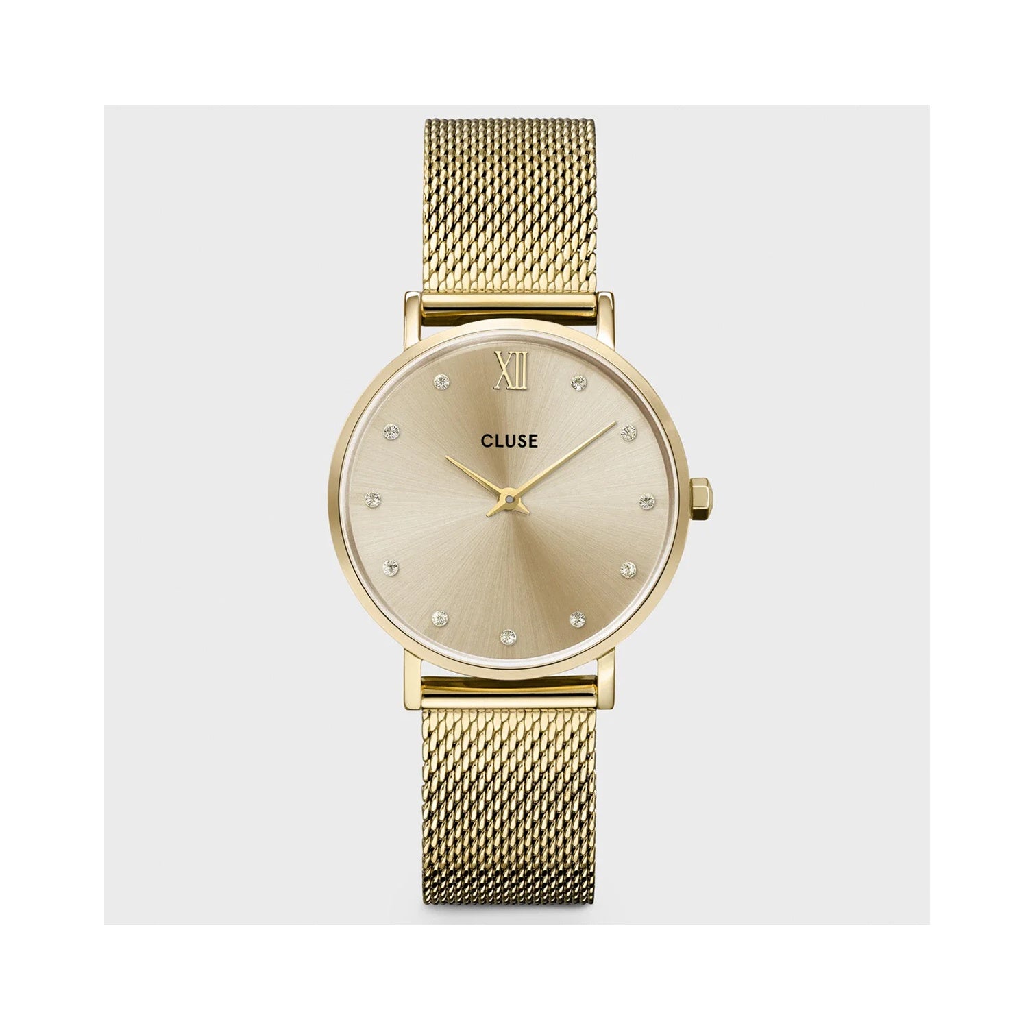 Watch Minuit Mesh - Crystals & Gold