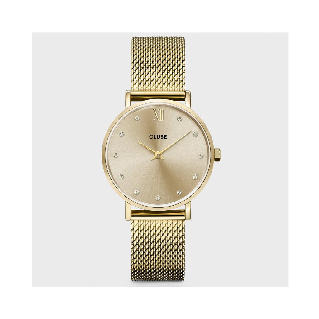 Watch Minuit Mesh - Crystals & Gold