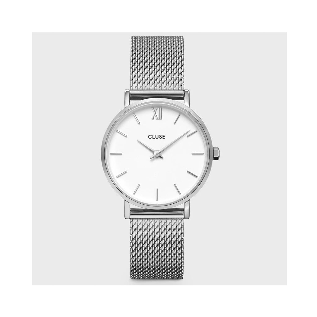 Watch Minuit Mesh - Silver / White