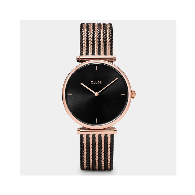Watch Triomphe Mesh - Bicolor Rose Gold Black / Black