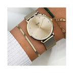 Watch Minuit Mesh - Crystals & Gold