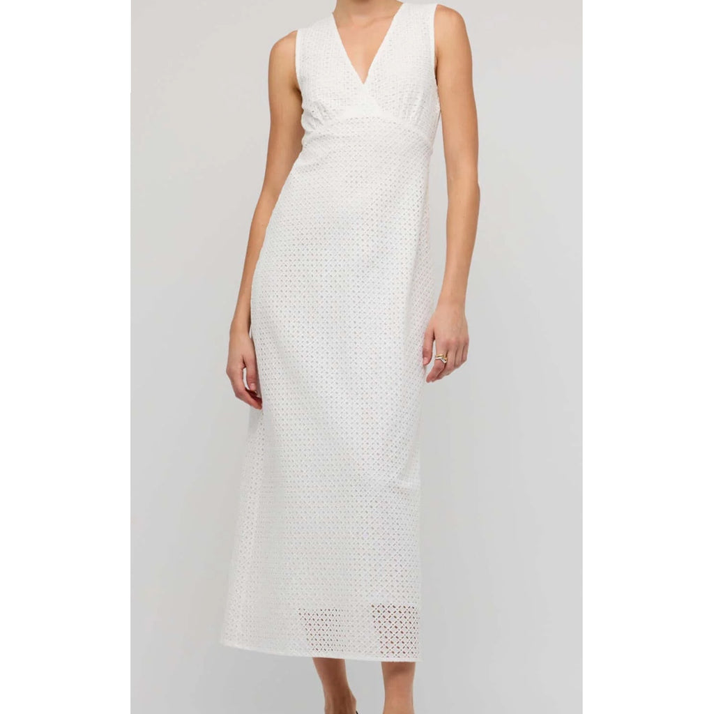 Dress Arcadia Bias Midi - White