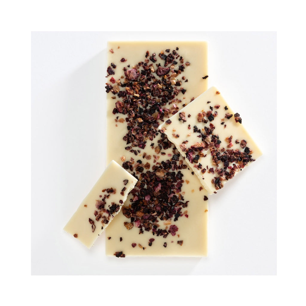 White Chocolate Bar 50g - Blueberry