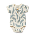 Baby Henley Bodysuit - Little Fronds