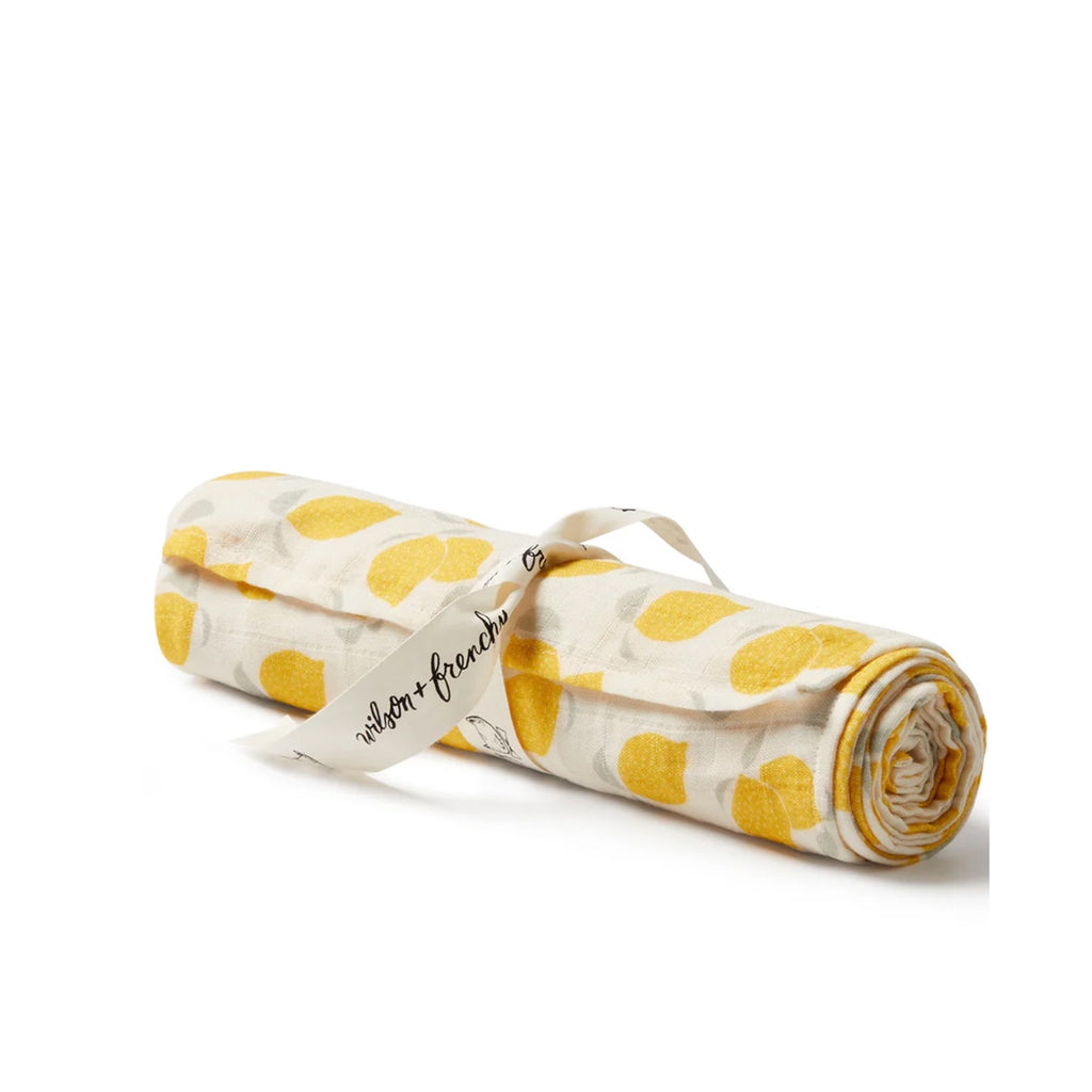Baby Muslin wrap - Lemon Drop